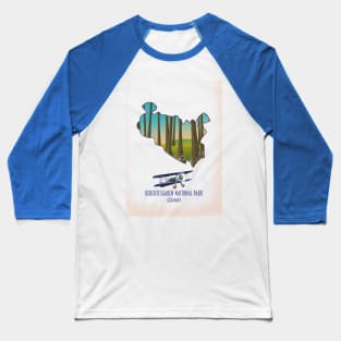 Berchtesgaden national park Germany map Baseball T-Shirt